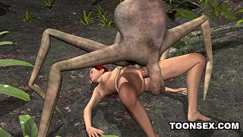 Play 3D Redhead Getting Fucked by an Alien Spider