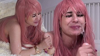 Play Experiment Nr 1: Experiencing the BIGGEST FACIAL Possible - Huge Homemade Cumblast for Amateur Teen Ari Fox !