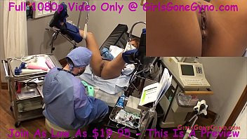 Play Latina becomes human guinea pig for electrical stimulation research by Doctor Tampa at GirlsGoneGyno.com