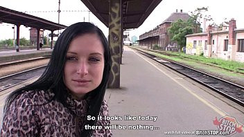 Play Bitch STOP - Busty teen Nikola fucked outdoor