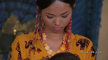 Play Asian yoga teacher licked and fucked