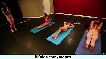 Play Desperate teen naked in public and fucks to pay rent 22
