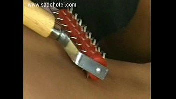 Play Beautiful blond slave bends over and got spanked on her nice butt by her master bdsm