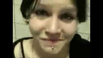 Play Emo gotch chick gives handjob in toilet www.watchfreesexcams.com