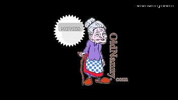 Play Horny granny having horny sex together in kitchen
